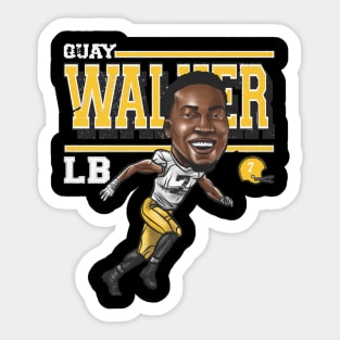 Quay Walker Green Bay Cartoon Sticker